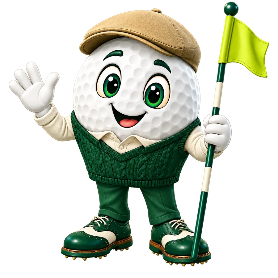 Ace dressed for a golf break